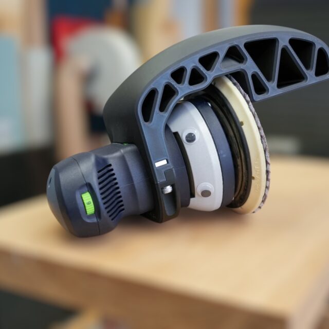 Prowadnica krawędziowa 90° do szlifierki Festool ETS 150 EQ.