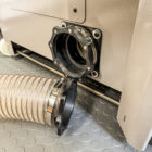 Szybkozłącze magnetyczne do odciągu trocin | Adapter do węża SPIRO