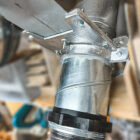 Szybkozłącze magnetyczne do odciągu trocin | Adapter do węża SPIRO Ø50-150mm