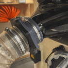 Magnetyczne złącze do odciągu trocin i wiórów