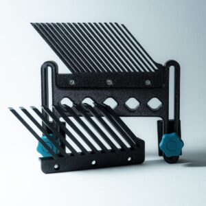 Grzebień dociskowy do piły, ukośnicy, frezarki.