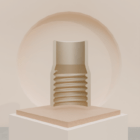 Adapter / złącze śrubowe węża próżniowego do odkurzaczy przemysłowych