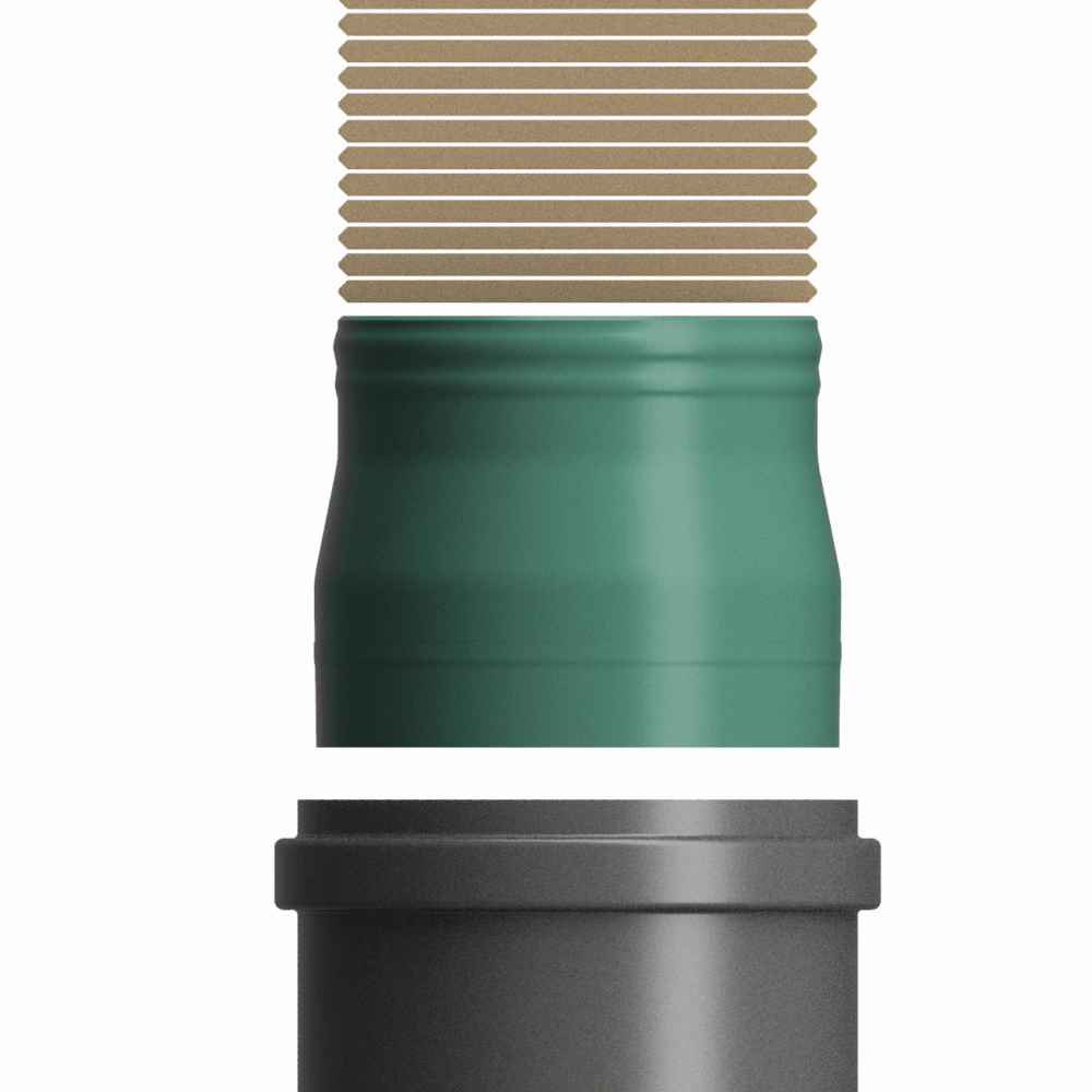 Adapter Redukcja 110 Kanalizacyjna Na 100 Spiro