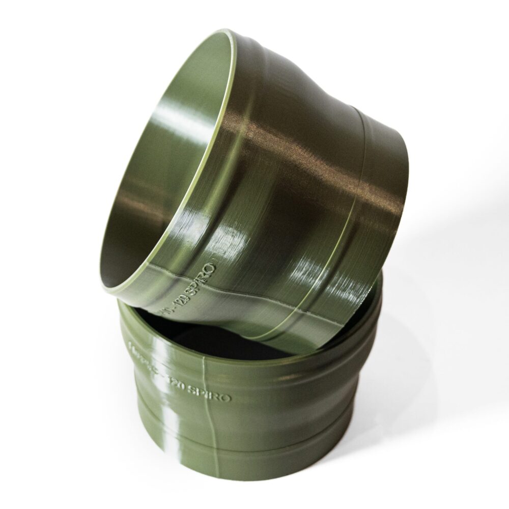 Adapter redukcja 110 rura kanalizacyjna do 120mm spiro