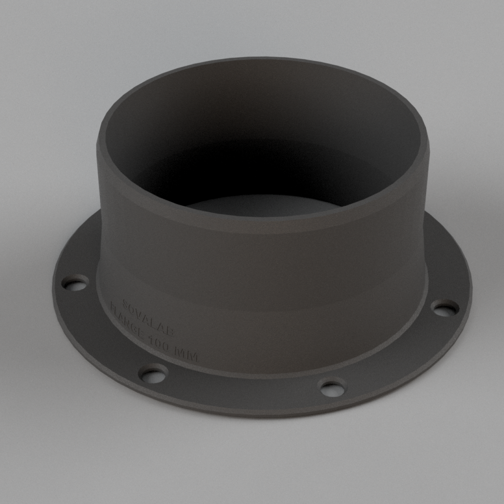 flansza Adapter Przyłącze Port Do Odciągu Trocin Wąż Spiro 100 Mm