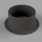 flansza Adapter Przyłącze Port Do Odciągu Trocin Wąż Spiro 100 Mm