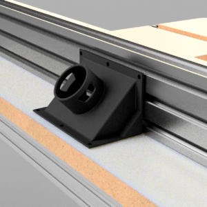 Port odciągowy do frezarki stołowej | Adapter do węża Kärcher