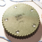 olive Sparkle Spinner Składany 2