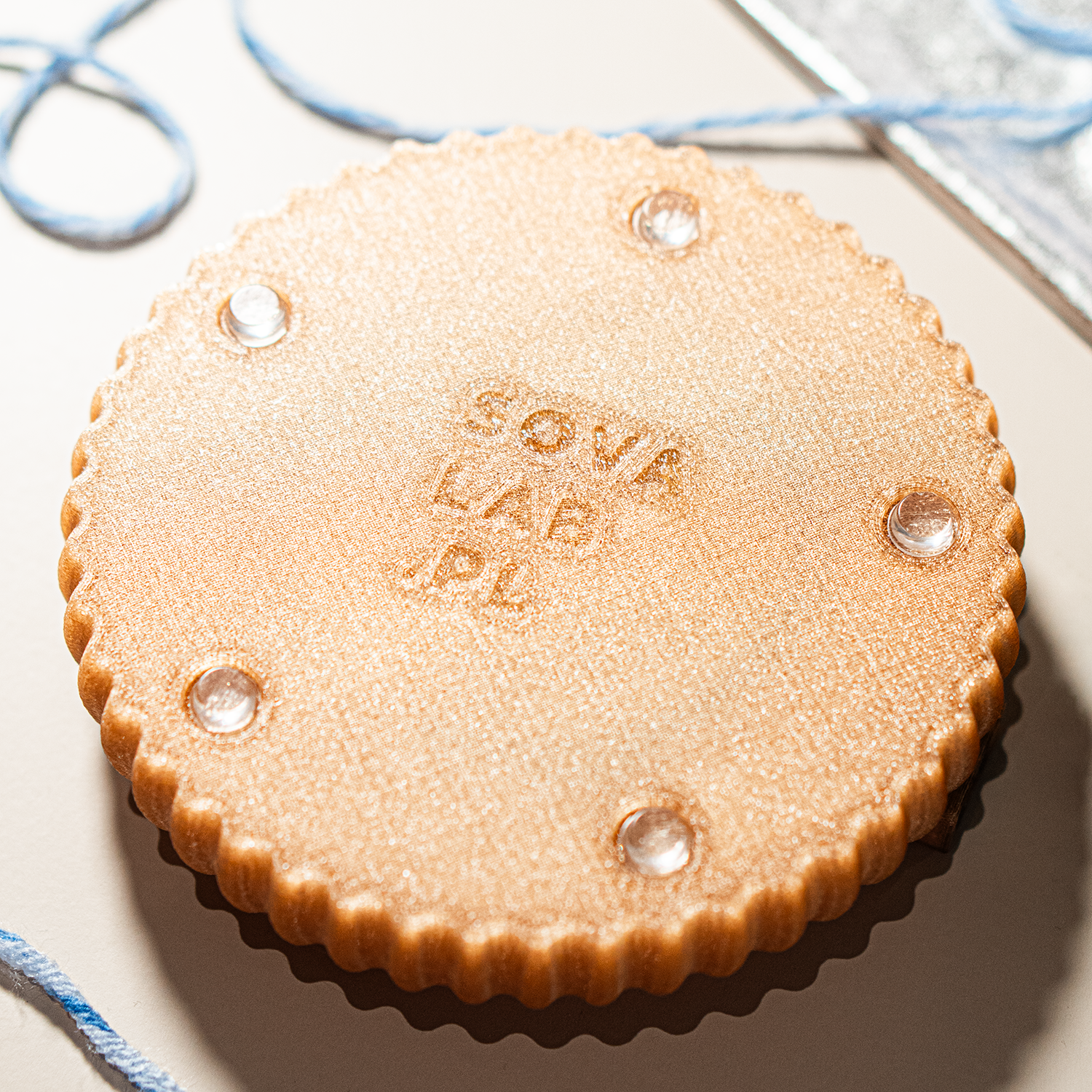 orange Sparkle Spinner Składany 2