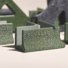 Kątowy uchwyt stolarski narożny 90° do skręcania montażu korpusów 18mm | Zielony