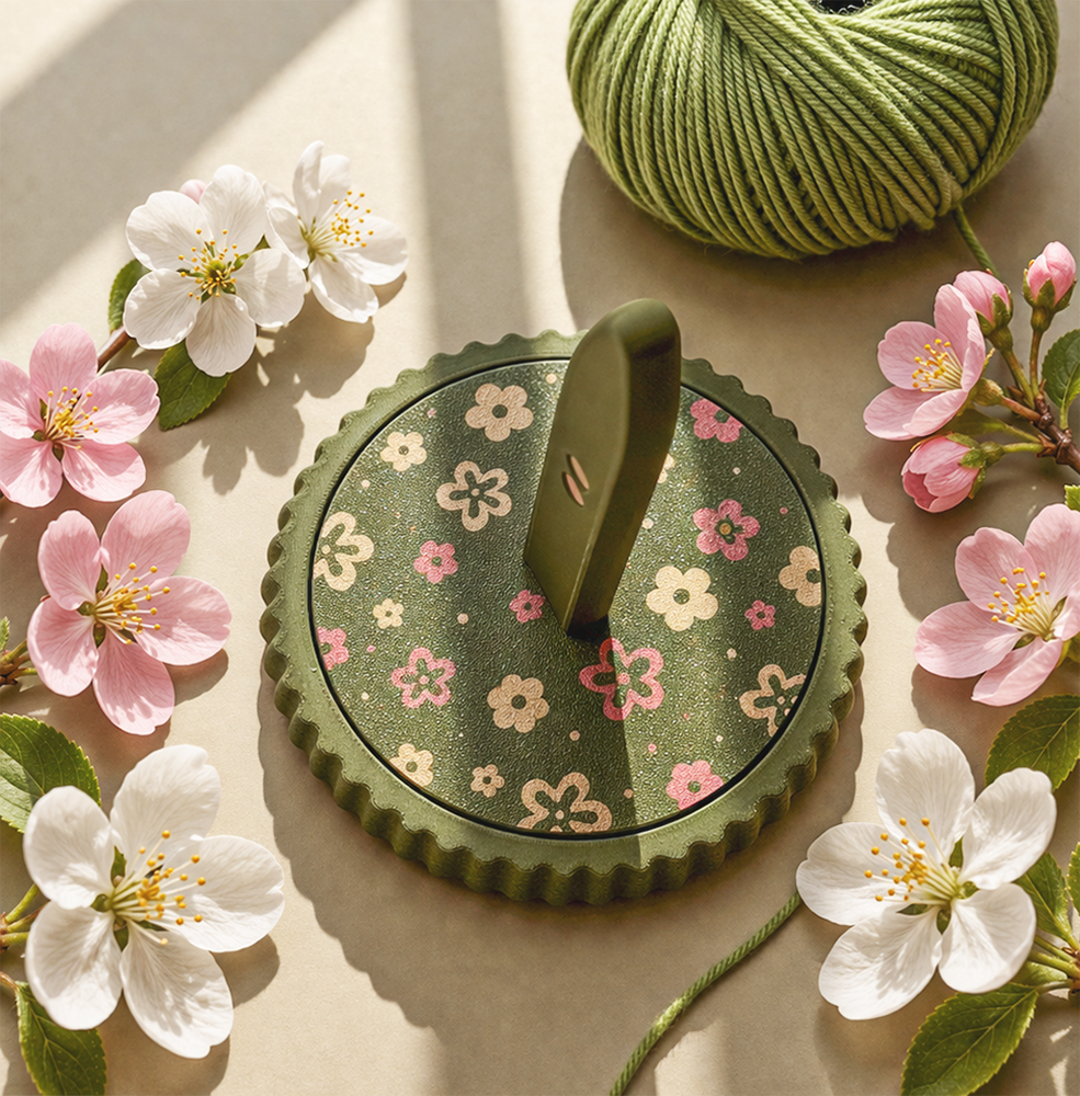 Składany kołowrotek - stojak na włóczkę | Yarn spinner - SPRING VIBE Składany kołowrotek - stojak na włóczkę | Yarn spinner - SPRING VIBE