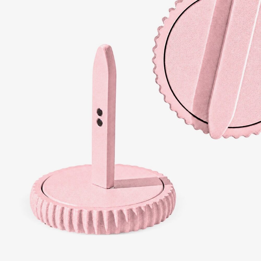 Składany kołowrotek - stojak na włóczkę | Yarn spinner - PASTEL PINK