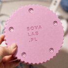 Składany kołowrotek - stojak na włóczkę | Yarn spinner - CANDY PINK 2 CANDY PINK