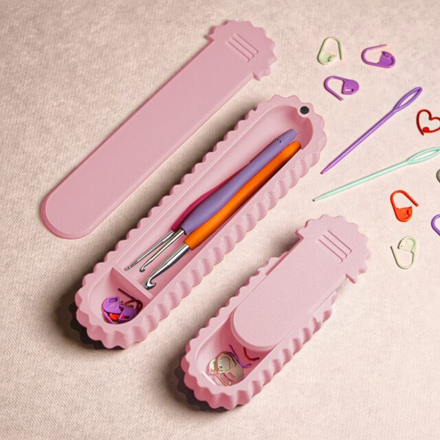 organizer Na Akcesoria Organizer Na Szydełka Pastel Pink 1