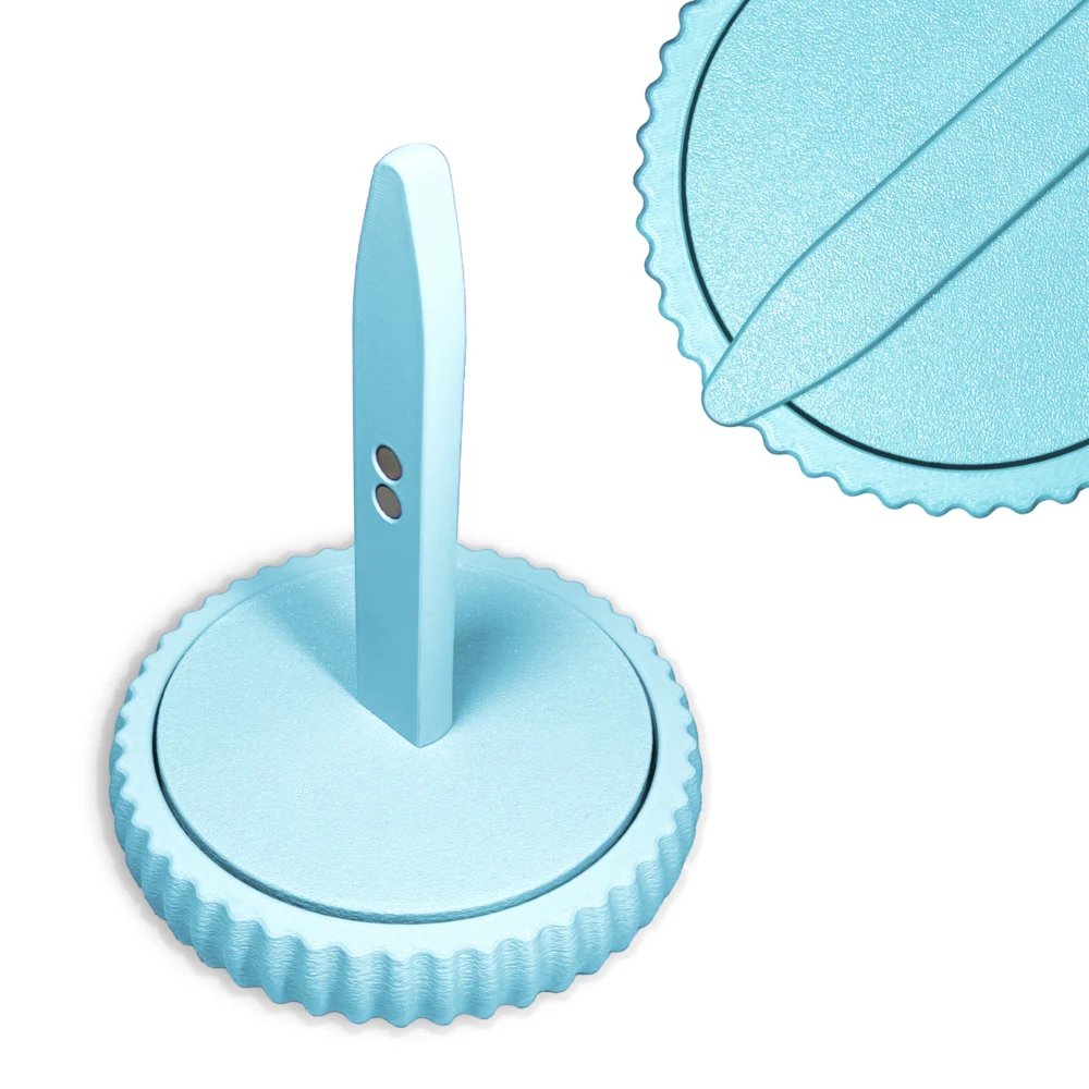 Składany kołowrotek - stojak na włóczkę | Yarn spinner - baby Blue
