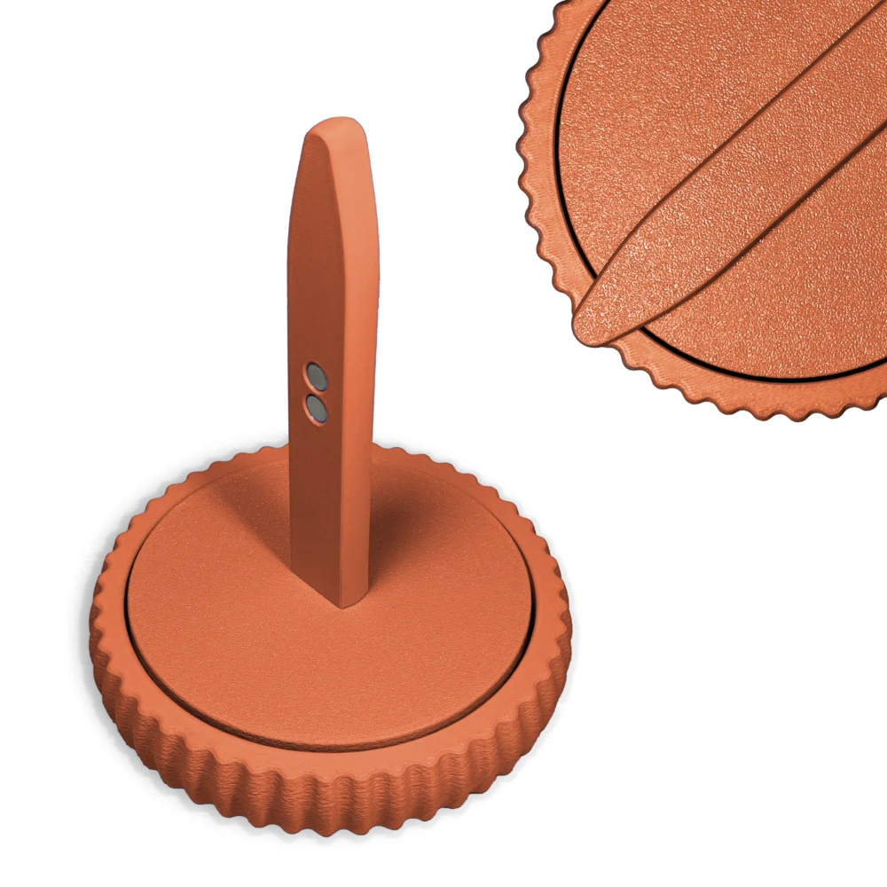Składany kołowrotek - stojak na włóczkę | Yarn spinner - Terracotta